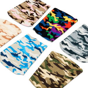 Camo Print T-Shirt For Dogs Cats Pets Washable Sleveless Multi Coloured Pooch Accessories