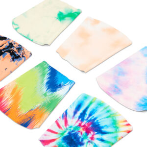Tie Dye Print T-Shirts For Dogs Cats Pets Washable Sleeveless Multi Coloured Pooch Accessories
